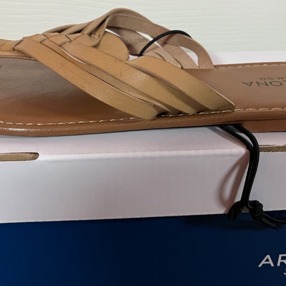 AZ ALIX COGNAC SANDALS - Picture 3 of 3